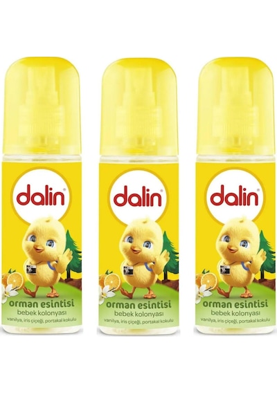 Dalin Orman Esintisi 100 Ml Bebek Kolonyası X 3 Adet