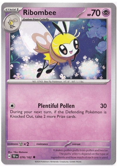 Ribombee 076/162 - Temporal Forces - Pokemon Kartı Mint