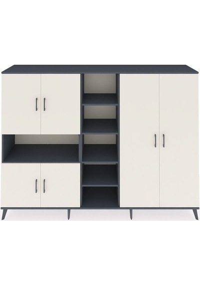 Hyperion Dolap 13 Raflı 6 Kapaklı 220x44x163 Antrasit-aytaşı/antr Antrasit-aytaşı/antrasit Hyperion Dolap 13 Raflı 6 Kapaklı 220x44x163 Antrasit-aytaşı/antr Antrasit-aytaşı/antrasit