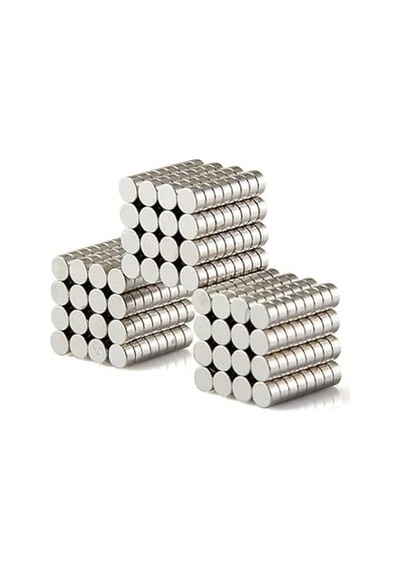 Dünya Magnet 100 Adet 6x1,5 Mm Neodyum Mıknatıs Magnet Yuvarlak