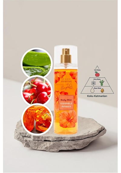 2x Elif Nur Yel Eny Body Mist Kissable Amber & Skirt & Tie Vücut Spreyleri