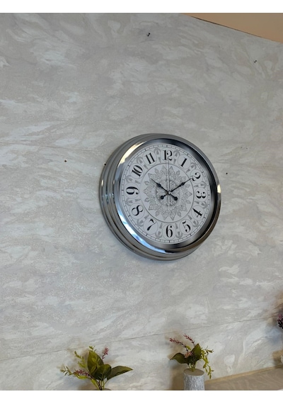Zentime 40 Cm Krom Elegance Duvar Saati çok Renkli
