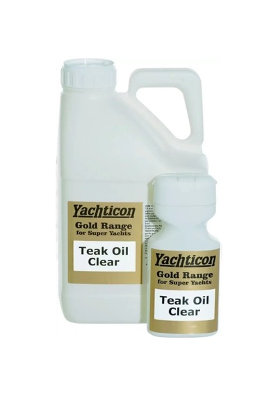 Yachticon - Gold Serisi Şeffaf Tik Yağı 5 Lt : Tik Ağaçlarınıza Doğal Rengini Geri Verin, Uv Ve Suya Karşı Zırhlayın