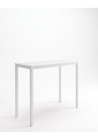 Beyaz Bar Masası 116x45x92cm Mutfak Masası & Kahve Köşesi İçin Modern Çok Amaçlı Masa