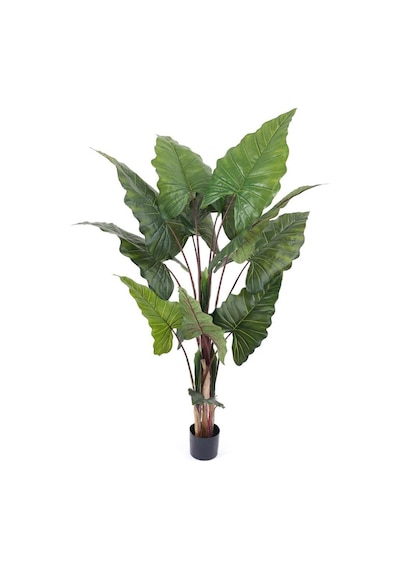 Yapay Ağaç Dev Fil Kulağı Taro Ağacı 170 cm 11 yaprak