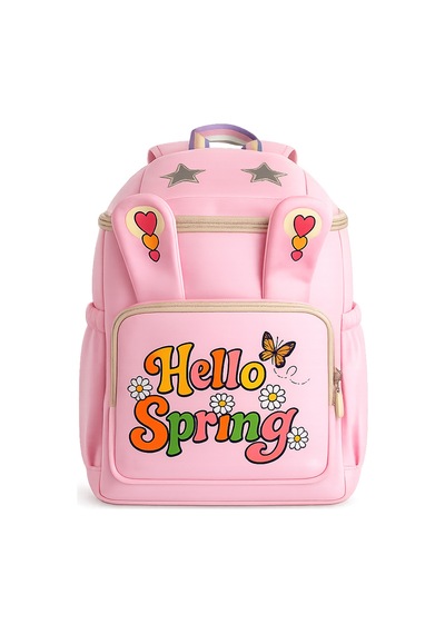 Ls-5170 Kız Çocuk Ana Okul Çantası Okul Çantası Pembe Turuncu