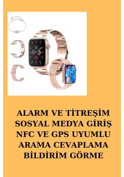 Mey İthalat Powerbank Özellikli Bluetooth Kulaklık Ve Nabız Ölçer Akıllı Saat Bileklik li