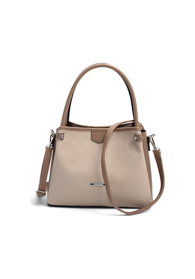 Silver Polo Sp1254 Kadın El Çantası Fashion Bej-latte