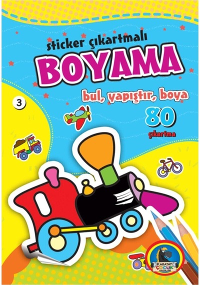 Sticker Çıkartmalı Boyama 6 Kitap Takım