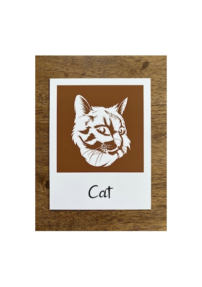 Card: Cat / Coffee Print Kahve Üzeri Desen Yapma Makinesi Coffe Art 3d Baskı