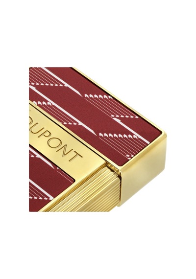 S.t. Dupont Lacquered Biggy Monogram Kırmızı Puro Çakmağı 25078