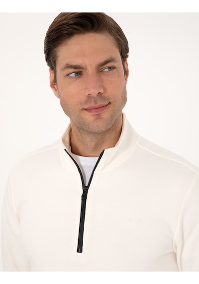 Pierre Cardin Erkek Ekru Sweatshirt 50314044-vr019 Ekru