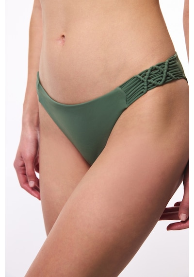 Penti Yeşil Makrome Bikini Altı