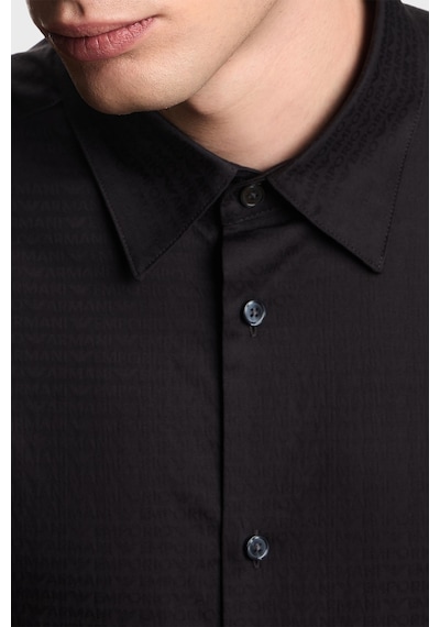 Emporio Armani Erkek Gömlek Em001537 Af18123 Fc203 Siyah SİYAH