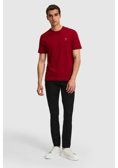 U.s. Polo Assn. Erkek Bordo Tişört Basic 50326953-vr014