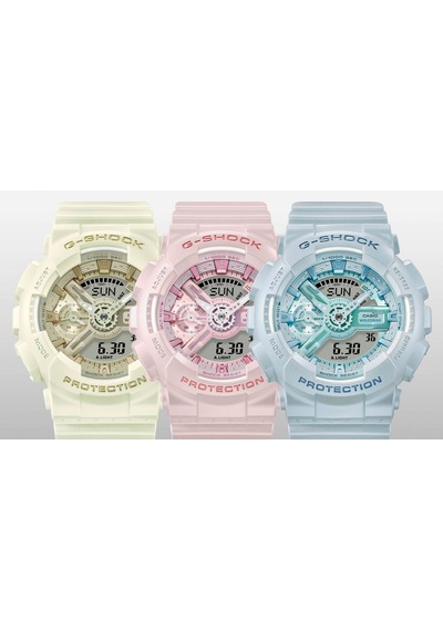Casio Gma-s110st-2adr Kol Saati Renkli