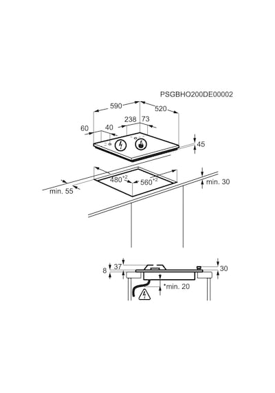 Electrolux EGH6343RON Ankastre Ocak
