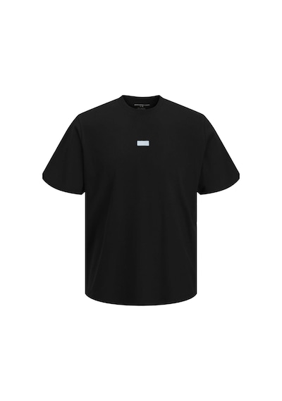 Jack & Jones Erkek Logo Detaylı Kısa Kollu Bisiklet Yaka T-shirt Jcoclub Siyah