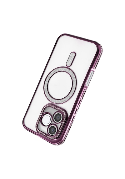 Huawei Honor 600 Lite Joke Simli Magneticsafe Kılıf - Derin Mor Çok Renkli