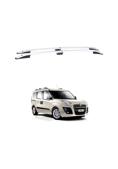 Fiat Doblo 2 2010-2015 Kısa Şase Port Bagaj Tavan Çıtası Siyah
