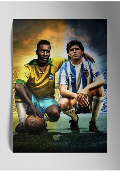 Pele / Maradona - Tablo