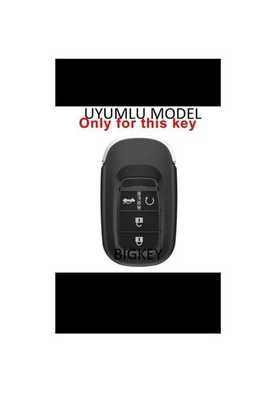 Honda Fe1 Anahtar Kılıfı Siyah Nano