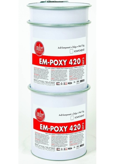 Emülzer Em-Poxy 420 Epoksi Tamir Ve Ankraj Macunu 5 Kg Set