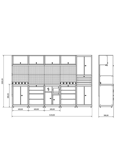 MT-1020 Modüler Çalışma Tezgahı -