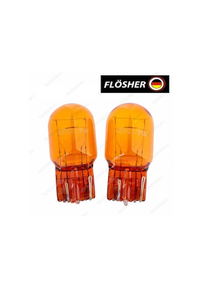 Fardoktoru Opel Corsa D Turuncu Gündüz Farı Ampulü Flsher T20 W21 5W