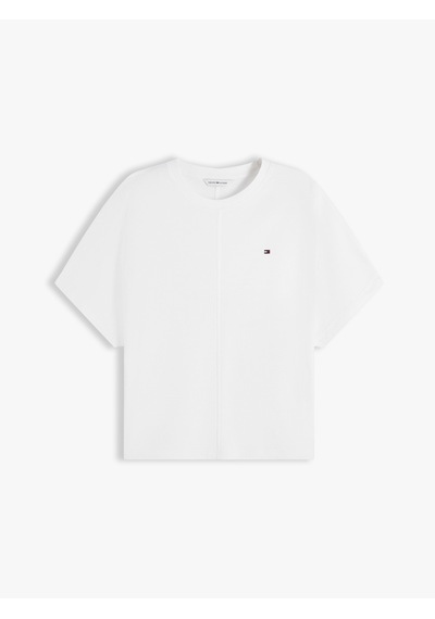 Tommy Hilfiger Cody Reg Batwıng C-nk Ss Tee Kadın Beyaz T-shirt - Ww0ww49926
