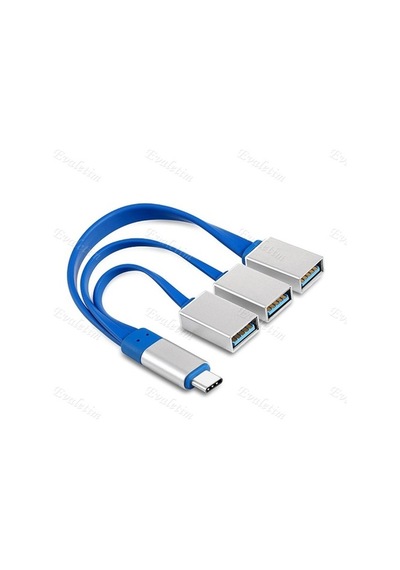 Type C To Usb 3.0 Çoklayıcı 3 Port Hub 4346P 3.1 Adaptör Çevirici