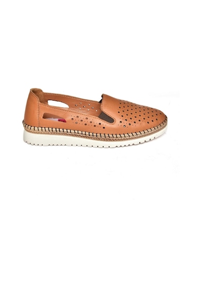 Fox Shoes P555501103 Taba Hakiki Deri Kadın Ayakkabı Taba