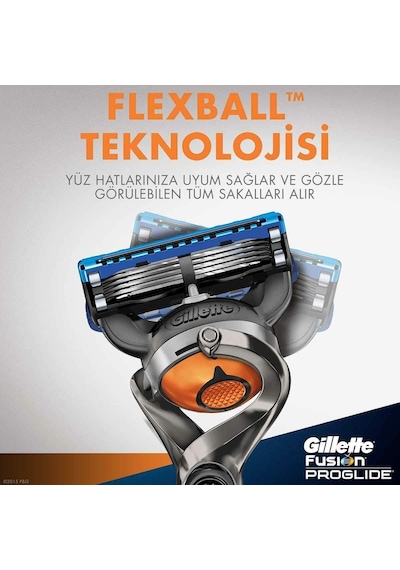 Gillette Fusion 5 Proglide Yedek Tıraş Bıçağı 4'lü