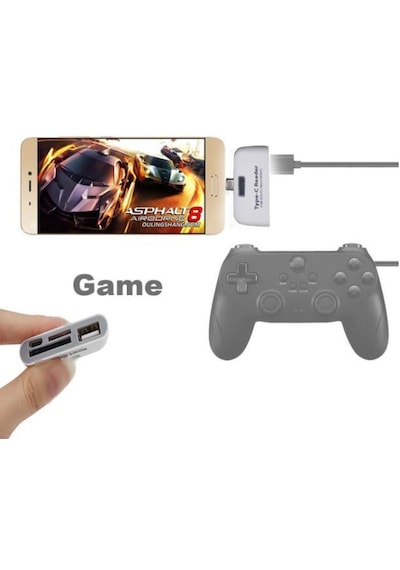 4941 Type C Usb Kart Okuyucu Micro Usb Sd Card Reader Çevirici