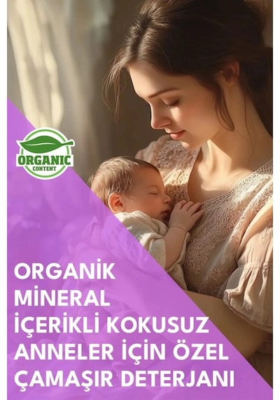 Mey İthalat Mom Organik Sıvı Çamaşır Deterjanı 1 Lt 50 Yıkama Diğer