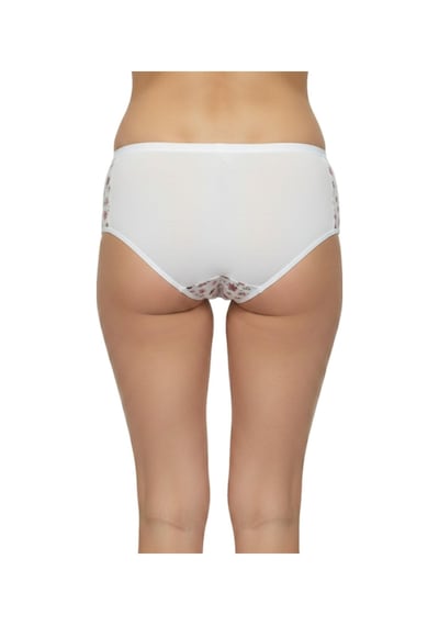 Baglan Kadın Baskılı Bato Külot Bgl-st04938 Beyaz