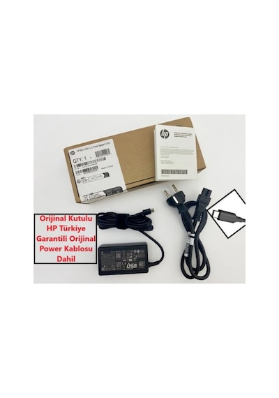Hp Elitebook X360 1040 G10 Uyumlu Laptop Notebook Adaptör  10v 12v 15v 20v 5v 9v 2.25a 2.75a 3a 3,25a 65w