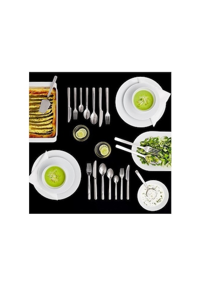 Ikea 365+ Porselen 6 Kişilik 18 Parça Yemek Takımı 17-27 Cm Beyaz Yuvarlak