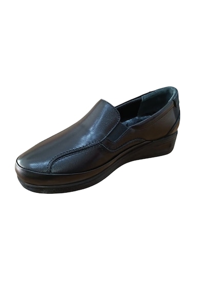 Palovit 064 Kadın Hakiki Deri Anatomik Comfort Günlük Ayakkabı Siyah