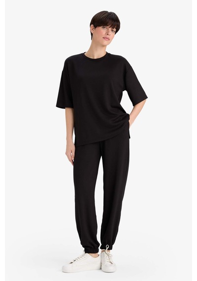 Defacto Jogger Fit Basic Düz Cepli Eşofman Altı G2140ax25aubk81 Siyah