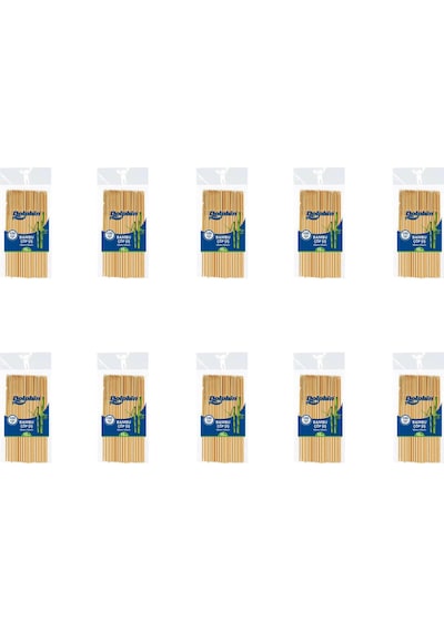 Dolphin Bambu Ahşap Çöp Şiş - Boy : 15 Cm. / En : 3mm - 100 Adetlik 10 Paket