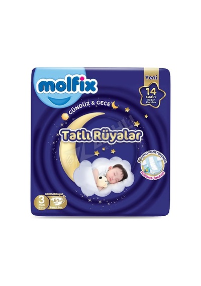 Molfix Sweet Dreams Tatlı Rüyalar Midi Bebek Bezi 84'lü