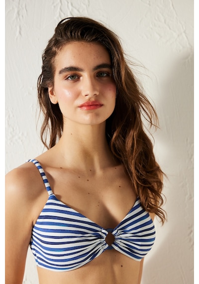 Penti Wind Bra Çizgili Bikini Üstü