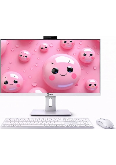 J-Tech Tiny i3-2100 16 GB 256 GB SSD 24" Dos AIO Masaüstü Bilgisayar
