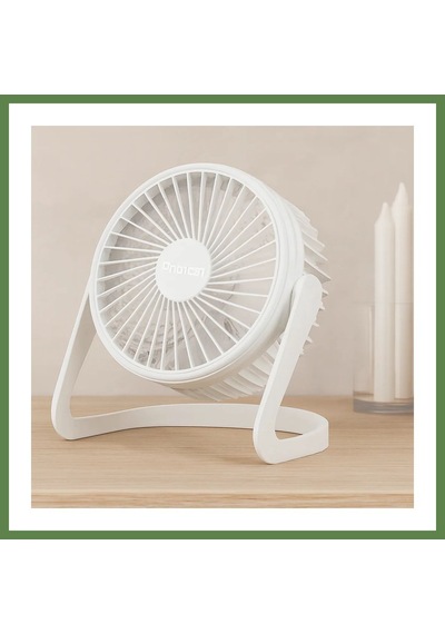 Bezos Usb Şarjlı Masaüstü Fan 14.5x14.1 Cm Pvc Gövde Hb006