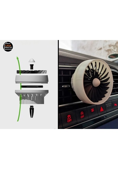 Mini Jet Motoru Araba Aroma Difüzörü Hızlı Ve Şık Koku Dağıtıcı
