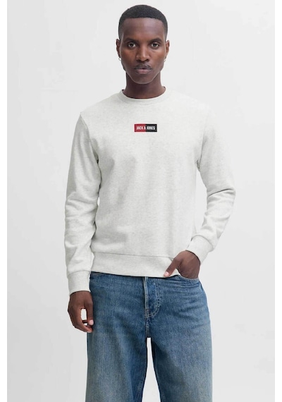 Jack & Jones Jjpan Sweat Crew Neck Smu Beyaz Erkek Sweatshirt 12310759