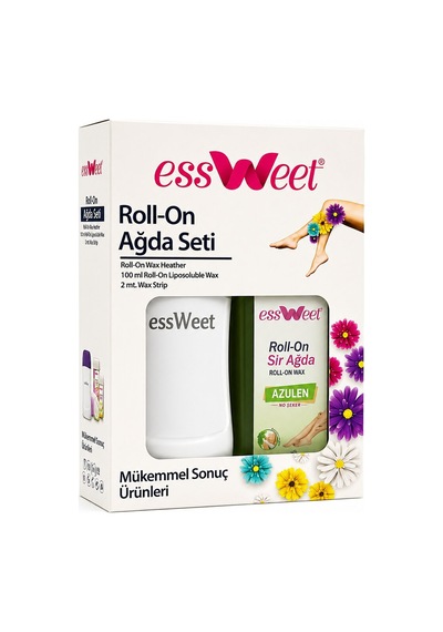 Essweet Ağda Seti Roll-on 100ml Ağda Bezi 2mt Isıtıcı