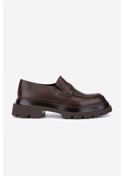 Valmenti Erkek Hakiki Deri Kahverengi Loafer Ayakkabı 886 2792 Erk Ayk Sk25-26 Kahve Dr Kahverengi