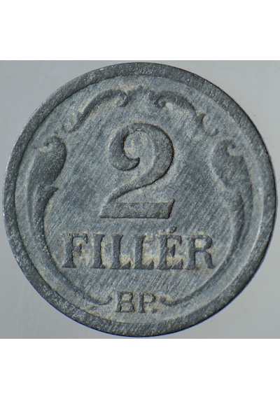 Macaristan 2 Filler 1943 İkinci Dünya Savaşı Dönemi Çinko.